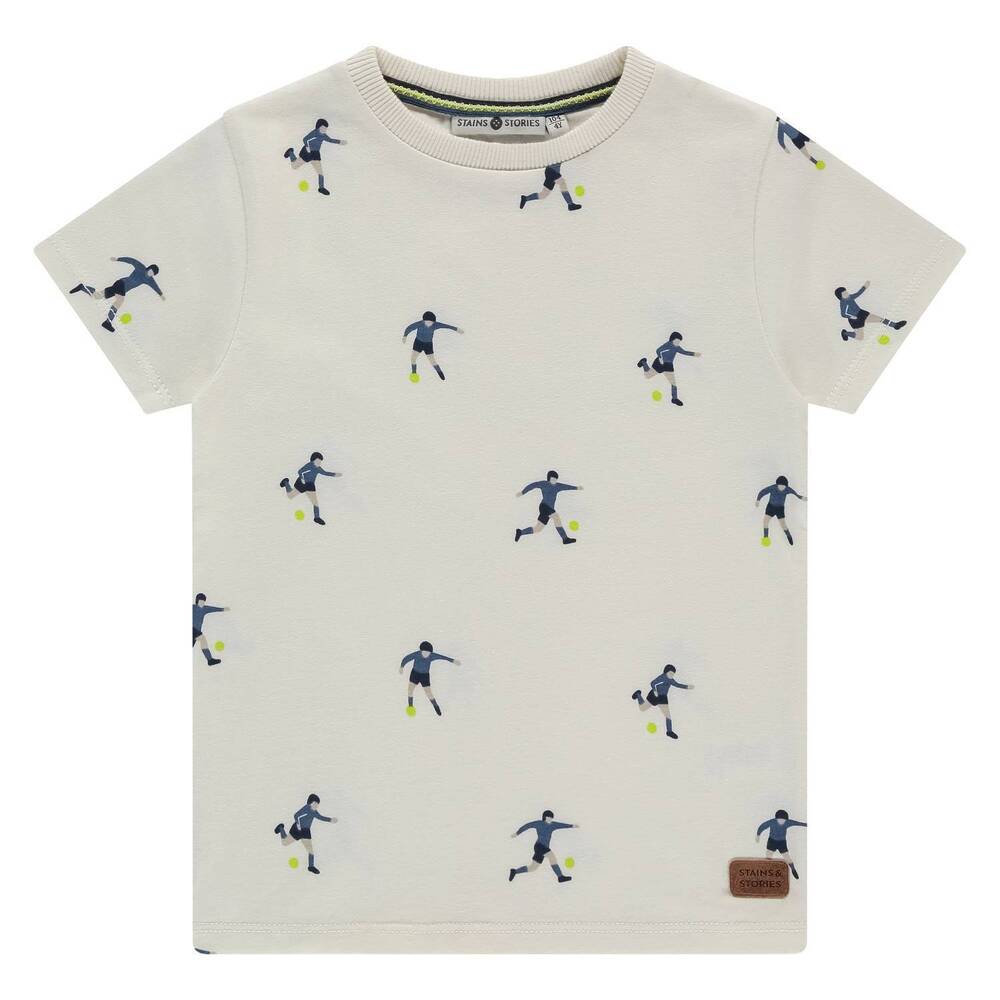 NEW STAINS & STORIES boy's short sleeve t-shirt in players